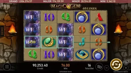 Magic Gem slot screenshot 3