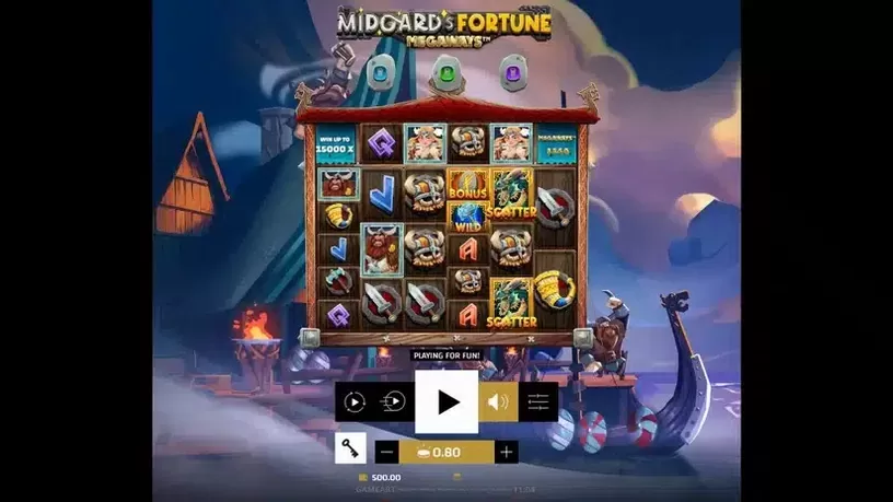 Midgard’s Fortune Megaways slot screenshot 1
