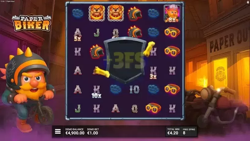 Paper Biker slot screenshot 5