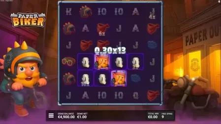 Paper Biker slot screenshot 4