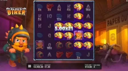 Paper Biker slot screenshot 6