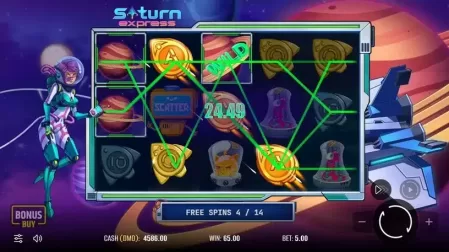 Saturn Express slot screenshot 4