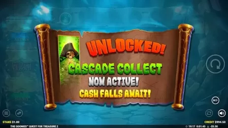 The Goonies Quest for Treasure 2 slot screenshot 3