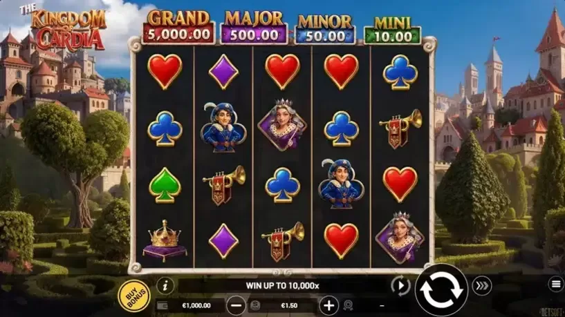 THE Kingdom of Cardia slot screenshot 