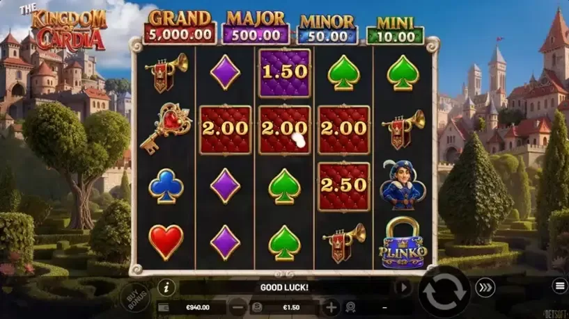 THE Kingdom of Cardia slot screenshot 