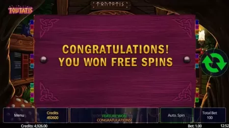 Toutatis slot screenshot 2