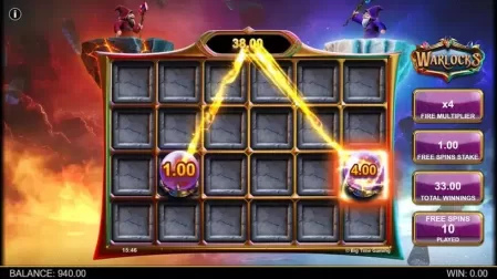 Warlocks slot screenshot 4