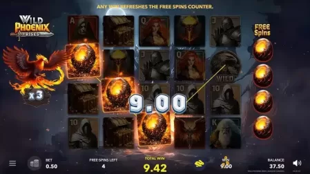 Wild Phoenix Rises slot screenshot 4