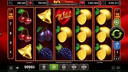 10 Burning Heart slot screenshot 1