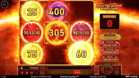 9 Burning Stars™ slot screenshot 7