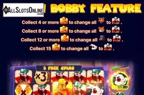 Golden Bobby feature screen