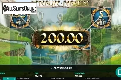 Free spins screen 2. Afterlife Inferno from Leander Games