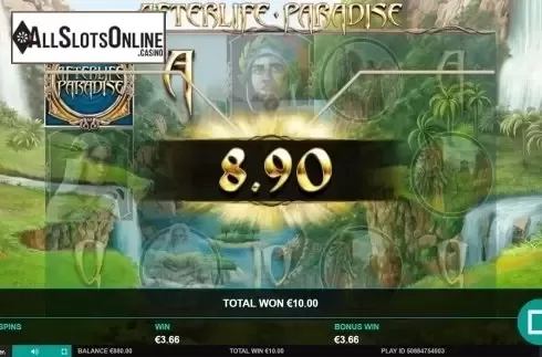 Free spins screen. Afterlife Inferno from Leander Games
