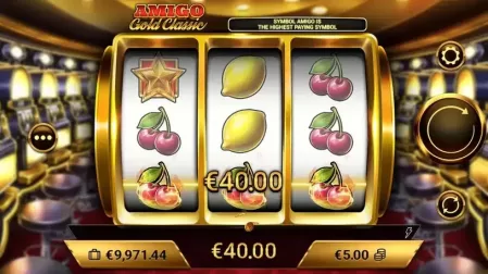 Amigo Gold Classic slot screenshot 2