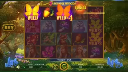Arcane Woods slot screenshot 4