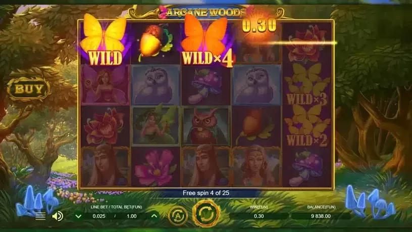 Arcane Woods slot screenshot 4