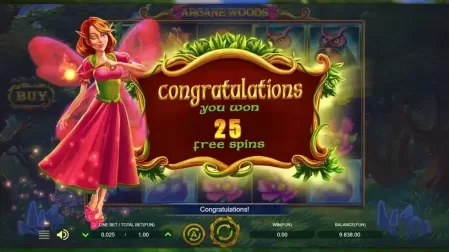 Arcane Woods slot screenshot 2
