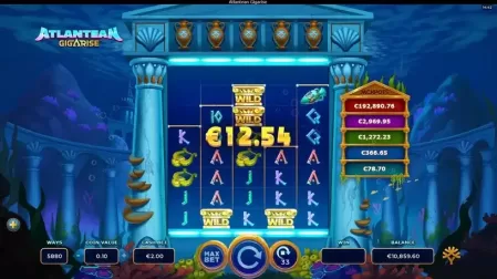 Atlantean Gigarise slot screenshot 4