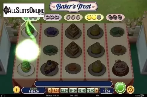 Symbol collection screen 2. Baker's Treat from Play'n Go