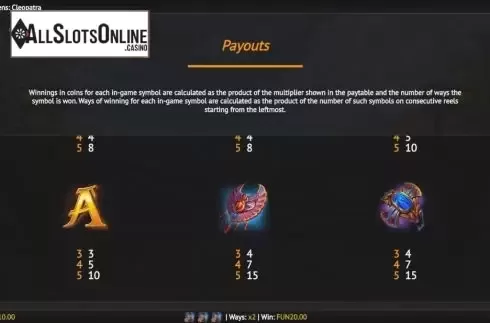 Screen8. Battle Maidens Cleopatra from 1X2gaming