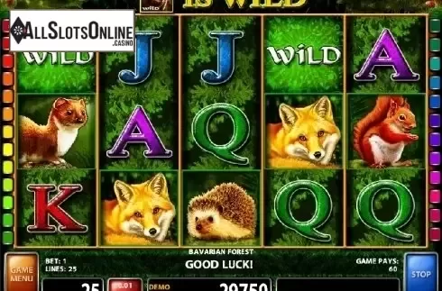 Screen 1. Bavarian Forest from Casino Technology