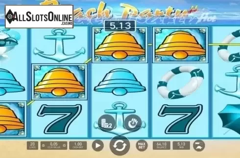 Win Screen. Beach Party Hot from Wazdan