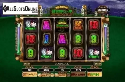 Reel Screen. Big Money Bigfoot from RTG