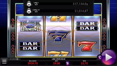 Black Diamond slot screenshot 3