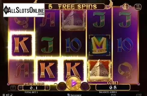 Free Spins screen 3