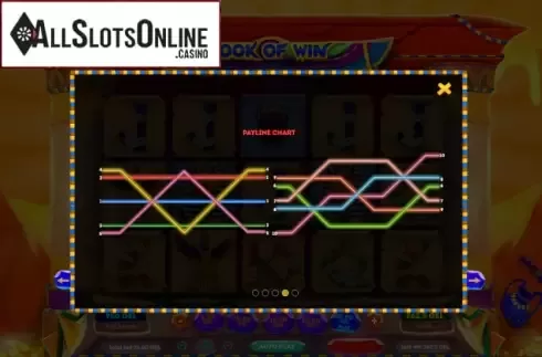 Paytable. Book of Win from Smartsoft Gaming