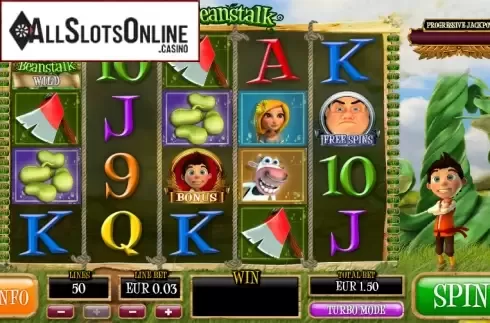 Screen4. Bounty of the Beanstalk from Playtech