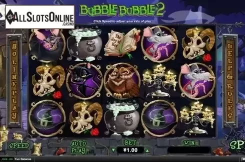 Reel Screen. Bubble Bubble 2 from RTG