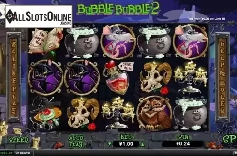 Win Screen. Bubble Bubble 2 from RTG