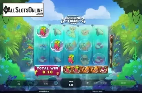 Screen5. Bubbling Falls from Roxor Gaming