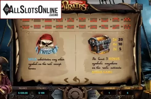 Features 1. Captain of Pirates from Charismatic