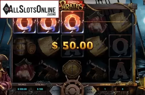 Win Screen 2. Captain of Pirates from Charismatic