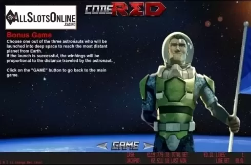 Paytable 3. Code Red HD from World Match