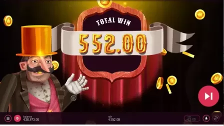 D'Cirque slot screenshot 5