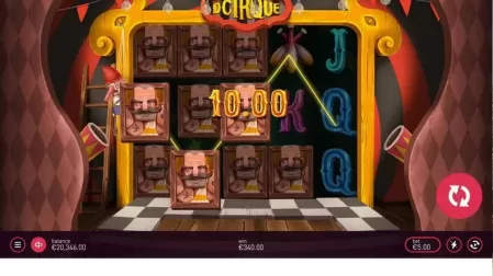 D'Cirque slot screenshot 3