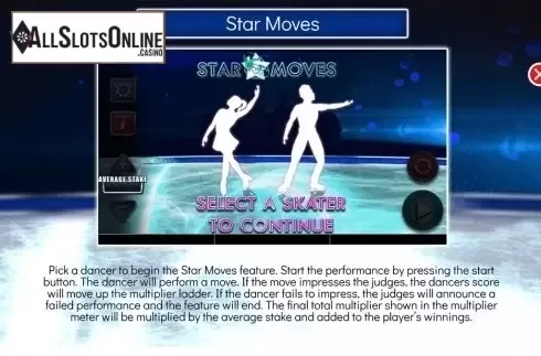 Paytabe 4. Dancing on Ice from Storm Gaming
