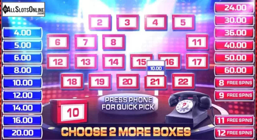 Bonus Game 2. Deal or No Deal Megaways The Golden Box from Blueprint