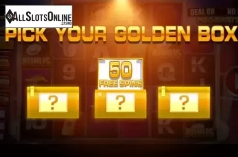 Bonus Game 1. Deal or No Deal Megaways The Golden Box from Blueprint