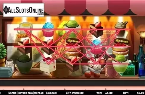Game workflow . Dessert Slot from Triple Profits Games
