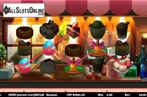 Game workflow 2. Dessert Slot from Triple Profits Games