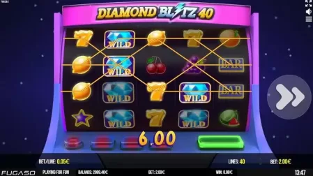 Diamond Blitz 40 slot screenshot 5
