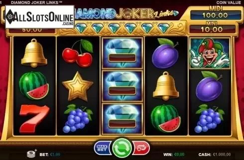 Reel Screen. Diamond Joker Links from Betsson Group