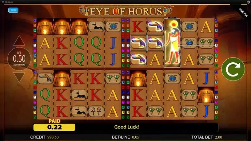 Eye of Horus Power 4 Slots slot screenshot 2