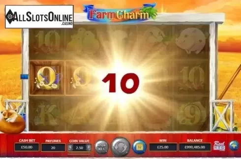 Win Screen 1. Farm Charm from ReelNRG