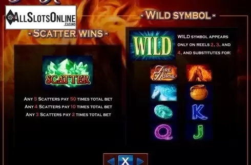Screen4. Fire Horse from IGT