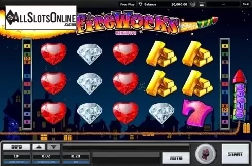Reels screen. Fireworks from Realistic
